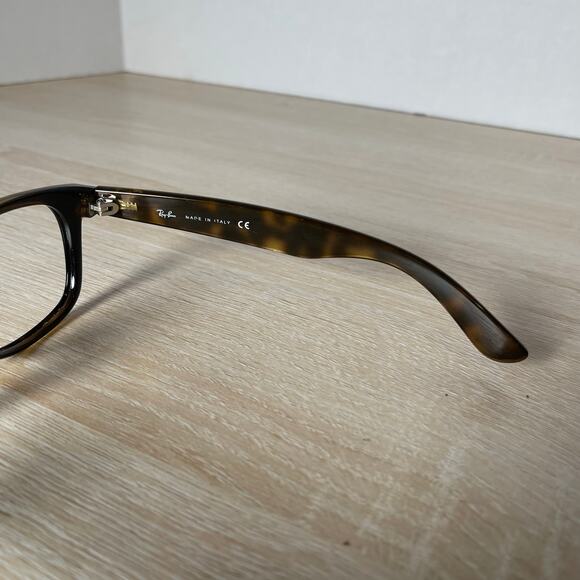 Ray-Ban RB2132 New Wayfarer 902 Sunglasses Tortoise Frames Only 55-18 Italy - Picture 6 of 10